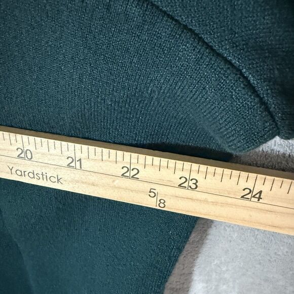 Chico’s Jacket 2XL Size 4 Faux Double Breasted Buttons Blazer Soft Kelly Green - Picture 8 of 10